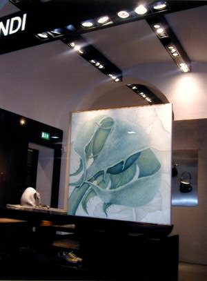 In via Borgognona dalla  FENDI nel 2002